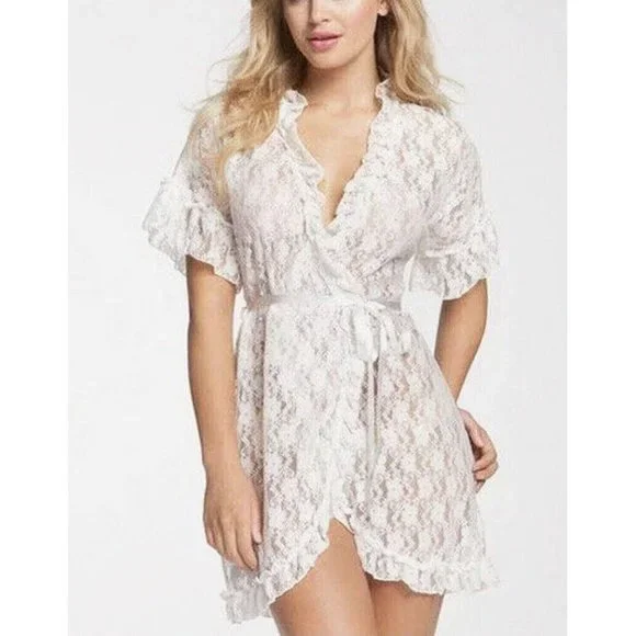 knee length dresses for ladies Novara Lace Midi Dress in Ivory main image 1